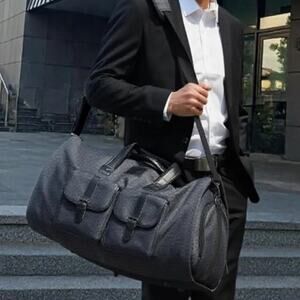 Convertible Garment Bag for Travel Carry on Garment Duffel Suit Shoes 45L